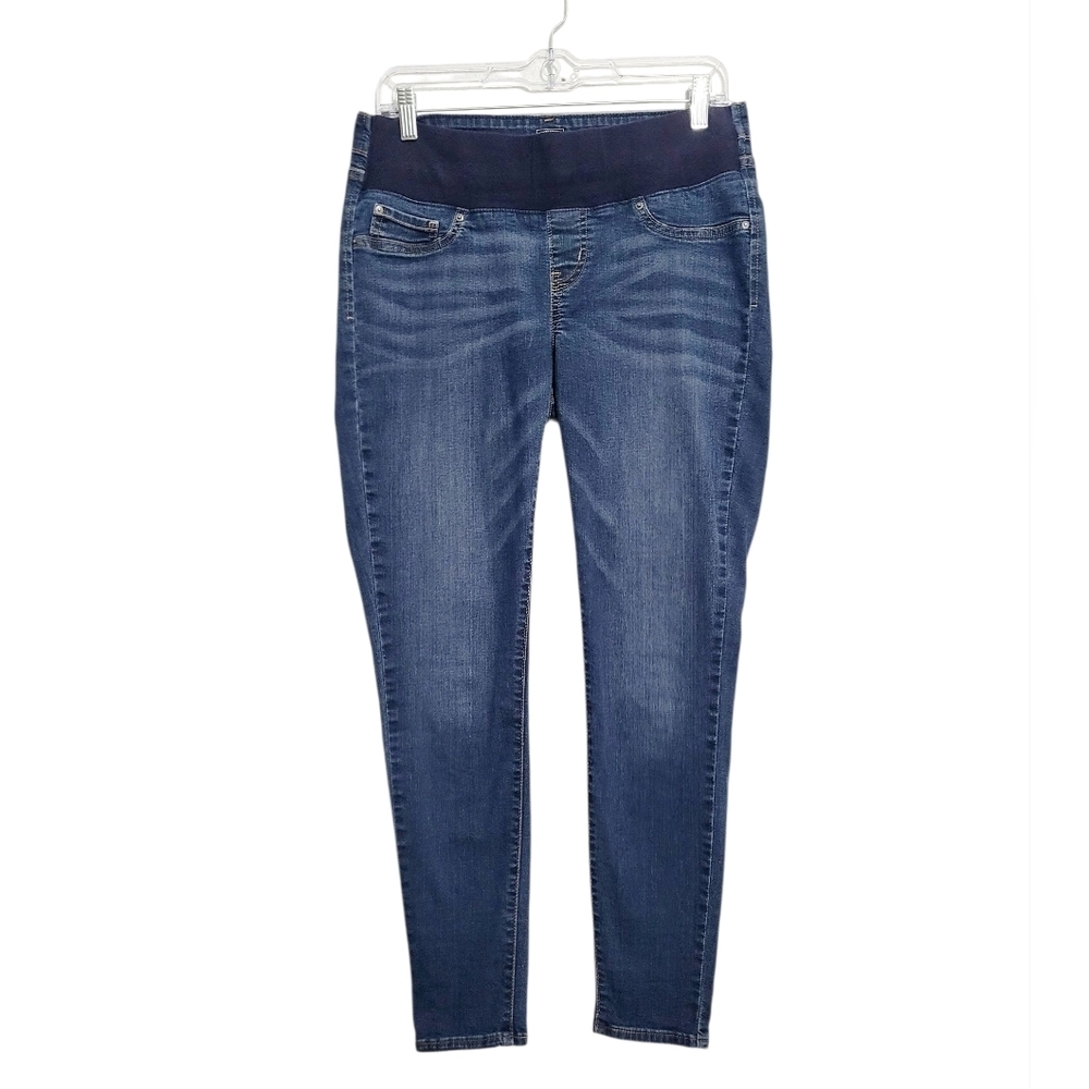 Levi's Baby Bump Skinny Maternity Jeans Size Medium Blue Stretch